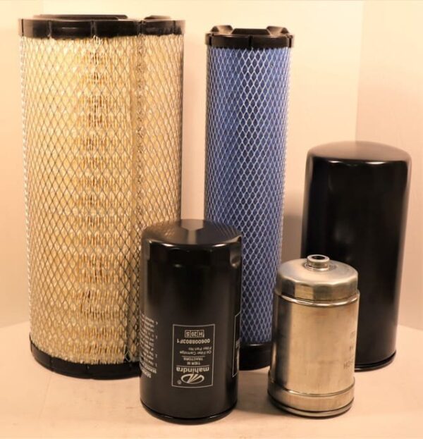 Filter Pack of 5 for Mahindra Tractor Models 5525 2WD-T3 - 6525 2WD-T3
